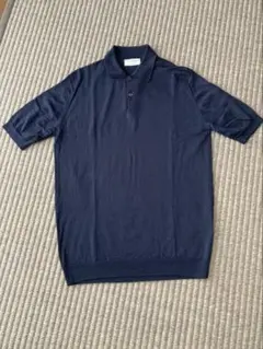 JOHN SMEDLEY ポロシャツ ネイビー サイズSのサムネイル