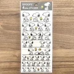4サイズステッカー スヌーピー