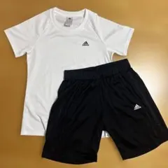 adidas 上下セット ホワイト ブラック