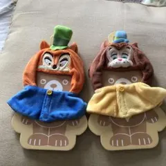 ユニベア チップ&デール ポンチョ セット【ぬいもーず うるぽちゃ