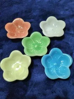 花型陶器皿セット 5個入り
