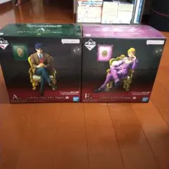 ジョジョ 一番くじ ジョナサン ジョルノ フィギュア 2体セットのサムネイル