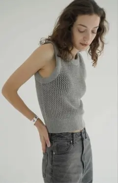 CLANE 3D RIB MESH KNIT TOPS - メルカリ