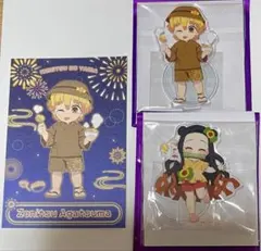 鬼滅の刃　花火大会　2025　アクリルスタンド　　竈門禰豆子 我妻善逸 ポスカ