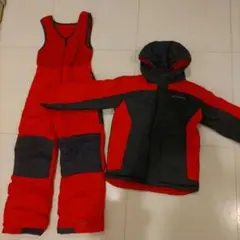 Columbia 子ども用スキーウェア 赤黒　120cm リバーシブル