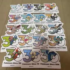 韓国限定 ポケモン 30周年 メガ フェスタ ランダムステッカー バラ売り