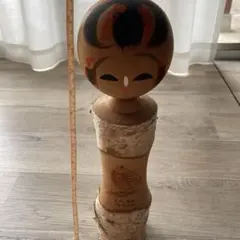 伝統的な木製こけし 約30cm