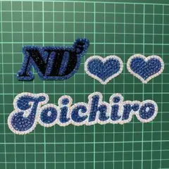 デコうちわ パーツ Joichiro 藤原丈一郎 ハート 青のサムネイル