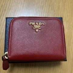PRADA レッド コインケース