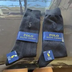 POLO RALPH LAUREN ソックス 2足セット 25-27cm 黒のサムネイル