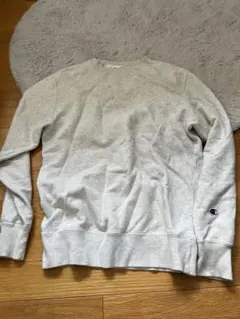 Champion グレー クルーネック トレーナー