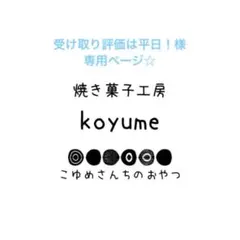 受け取り評価は平日！様 専用ページ☆