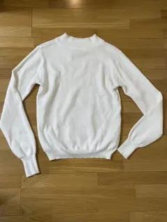 【値下げ可能】GRLホワイト 長袖ニットセーター M