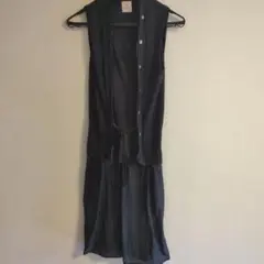 Ray BEAMS ノースリーブワンピース ブラックのサムネイル