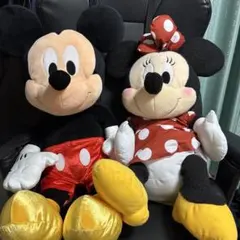 ミッキー・ミニー ぬいぐるみ (かなり大きめ)のサムネイル