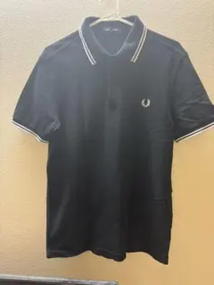FRED PERRY ￤ ポロシャツ ブラック ホワイトライン - メルカリ