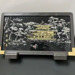 金閣寺 置物 ガラスケース付き - メルカリ