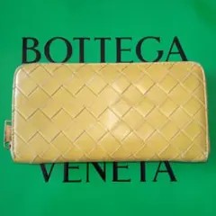 BOTTEGA VENETA イエロー系長財布