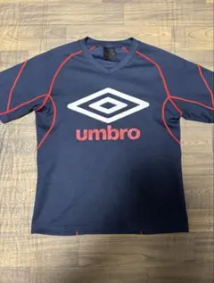umbro プラクティスシャツ ネイビー レッド　140のサムネイル