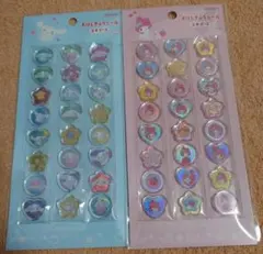 サンリオおはじきふうシール　シナモロールとマイメロ