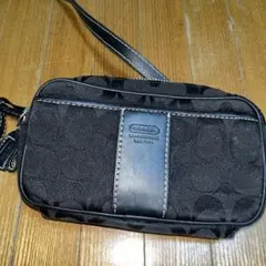 COACHコーチ　シグネチャー 柄ウエストバッグ ボディバッグ 肩掛け