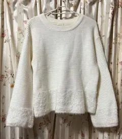 GU ホワイトニットセーター タグなし 未使用 本日お値下げ中