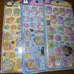 うるちゅるPOP シールセット 3枚 んぽちゃむ おぱんちゅうさぎ