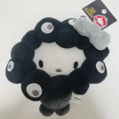 サンリオ ミャクミャクなりきりぬいぐるみ カラビナ付き ハローキティブラック