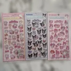 激安★キャラクターシール 3パックセット