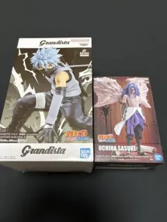 NARUTO ナルト フィギュア 2種セット カカシ サスケ - メルカリ