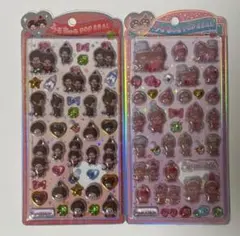 【国内正規品】うるちゅるポップシール モンチッチ 2枚セット【24時間以内発送】