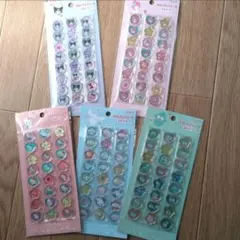 サンリオ　おはじき風シール　おはじきシール