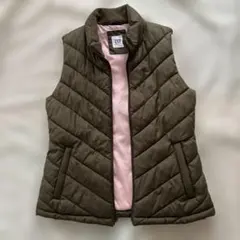 GAP オリーブグリーン キルティングベスト