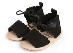 ブラックベビーサンダル