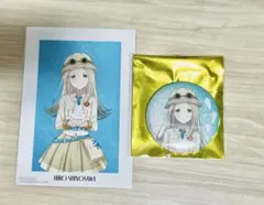 学園アイドルマスター　東武動物公園　篠澤広　グリッター缶バッジ　ブロマイド