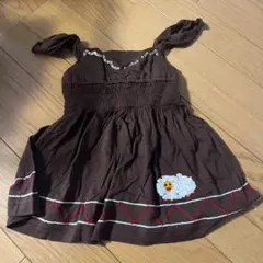 ノースリーブワンピース 100cm ブラウンのサムネイル