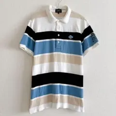 パーリーゲイツ ポロシャツ 4(Ｍ) ロゴ刺繍 日本製　ゴルフ　トップス　白