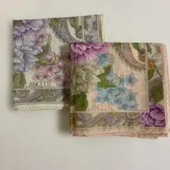 LANCETTI ハンカチ 2枚セット 花柄 ペイズリーのサムネイル