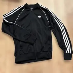 adidas ブラック ジャージ　アディダス　アウター　メンズ