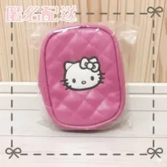 ハローキティ　キルト刺繍ポーチ　タイトー限定　 ピンク
