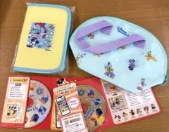 ディズニー　保冷バッグ・母子手帳ケースセット ディズニー英語　CD/DVD