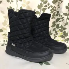 メ(^ ^)y【Coleman】キルティング ナイロン ブーツ 黒 Mサイズ