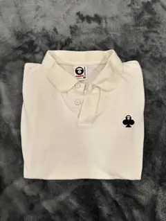 A BATHING APE ポロシャツ ホワイト - メルカリ