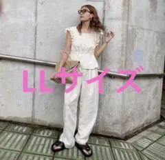 最終価格新品未使用しまむらKAORUジャガードパンツ