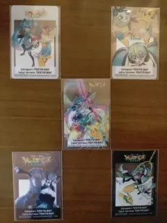 新品　ポケモン 初音ミク ポケミクライブ ららぽーと 特典 クリアカード コンプ