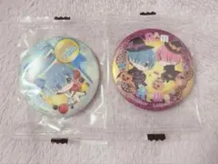 Re:ゼロから始める異世界生活 レム ラム 缶バッジ 2個セット