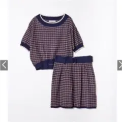 redyazel ジャガードプルオーバー×ニットスカートセット