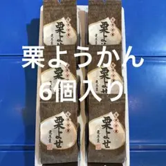 기념품 화과자 요칸 양갱 차과자 쿠리 밤나라 6개입 미개봉