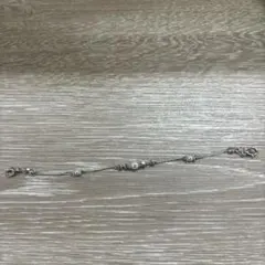 シルバー パール ビーズ ブレスレット