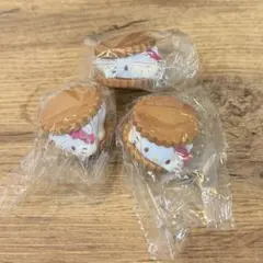 サンリオ キャラクターズ ふにゅっと スモアサンド キティ 3個セット ガチャ